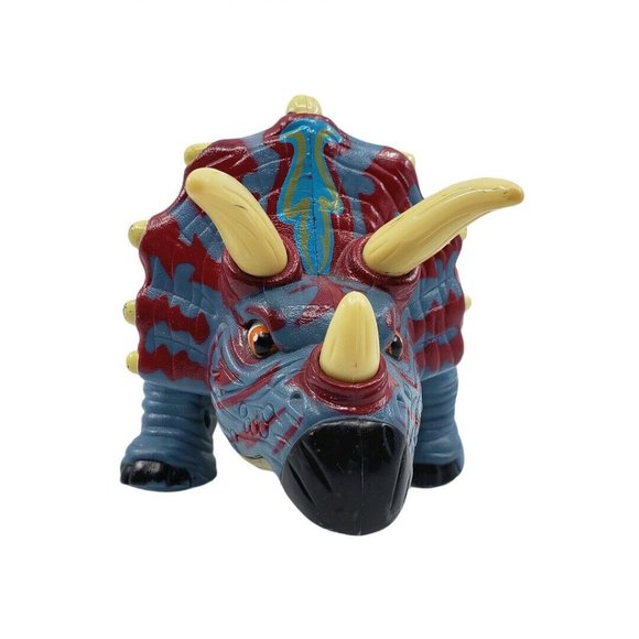 Fisher Price Mattel Trample the Triceratops Dinosaur Toy 2006 TESTED/WORKS - Picture 2 of 7